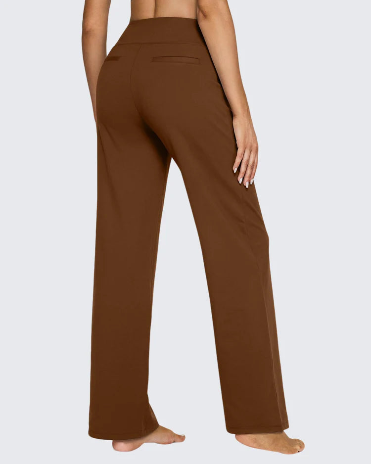 Loose High-Rise Business Casual Pants