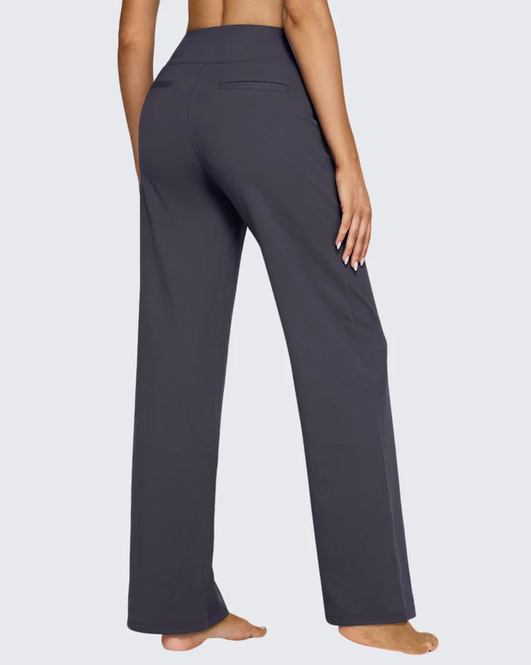 Loose High-Rise Business Casual Pants