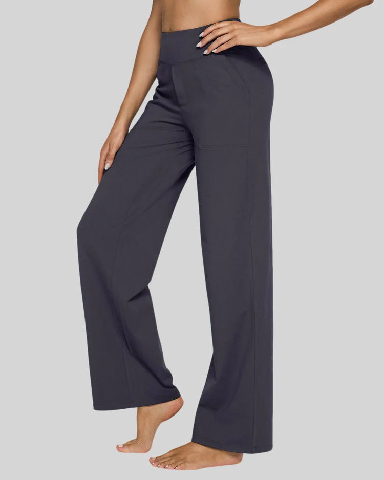 Loose High-Rise Business Casual Pants