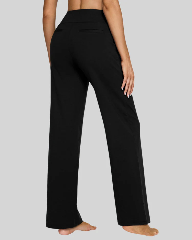 Loose High-Rise Business Casual Pants