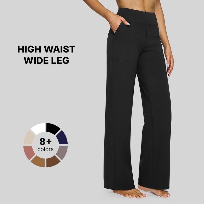 Loose High-Rise Business Casual Pants