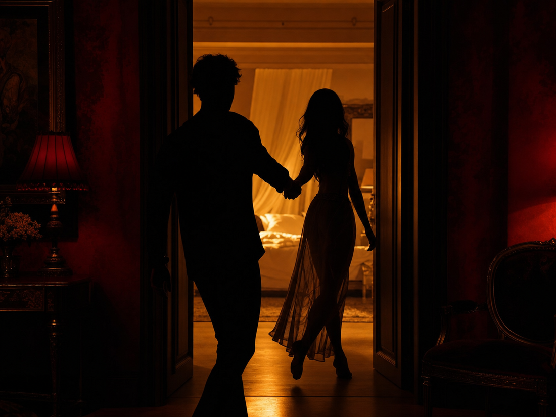 You move in. She feels it instantly.
