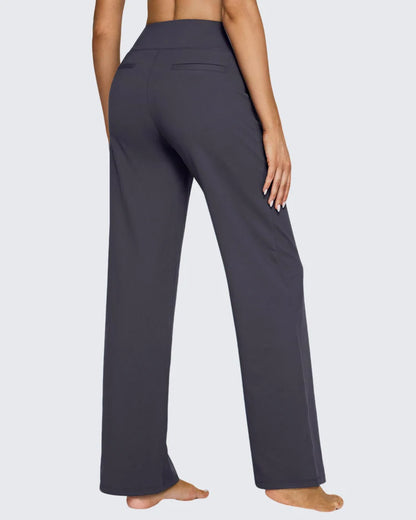 Loose High-Rise Business Casual Pants