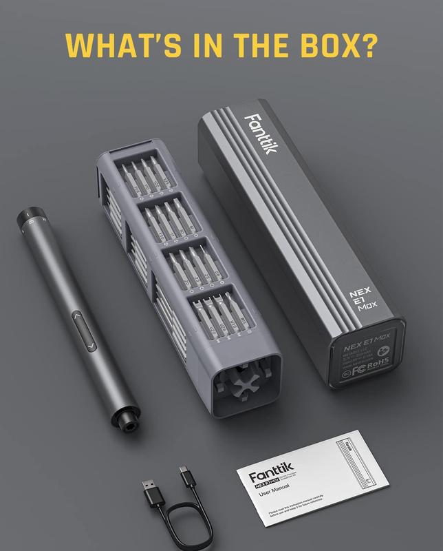 E1 MAX 3.7V Mini Electric Screwdriver 50-in-1
