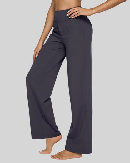 Loose High-Rise Business Casual Pants