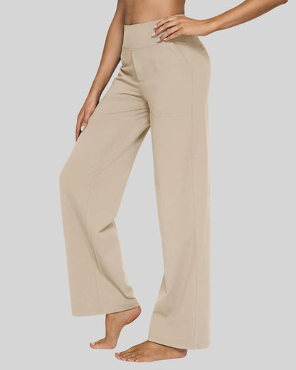 Loose High-Rise Business Casual Pants