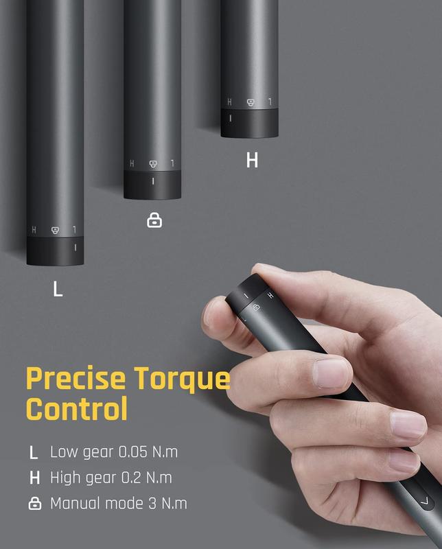 E1 MAX 3.7V Mini Electric Screwdriver 50-in-1