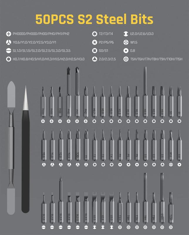 E1 MAX 3.7V Mini Electric Screwdriver 50-in-1